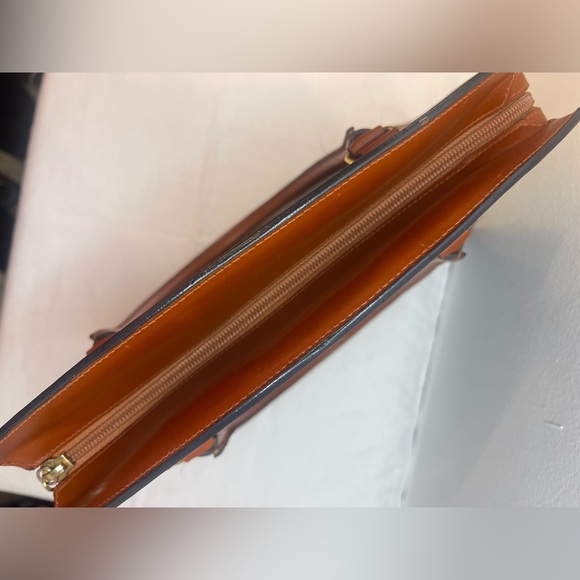 Bally Signature Leather Brown and Black Handbag Made In Italy Unbranded Dust Bag - Picture 8 of 16